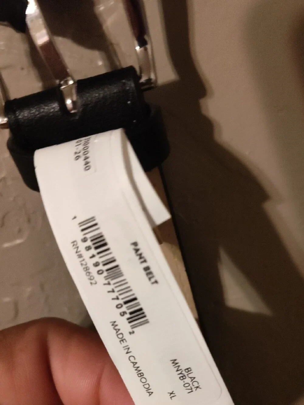 Madden NYC Women's Sparkle Black Belt - XL